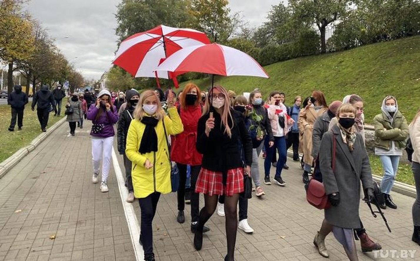 Не менш десяти чоловік затримали на студентському марші в Мінську