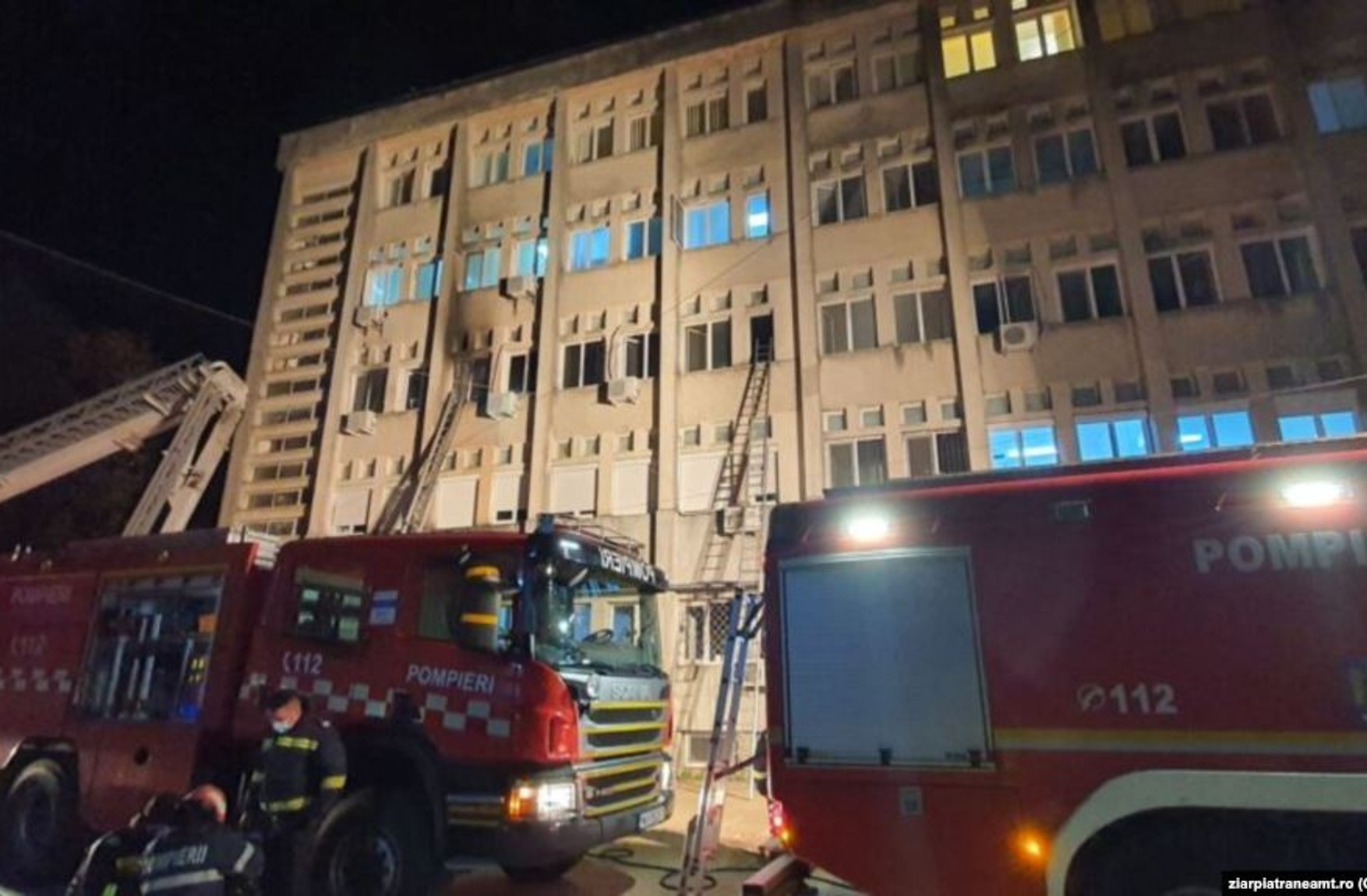 У Румунії під час пожежі в лікарні загинули 10 пацієнтів з COVID-19