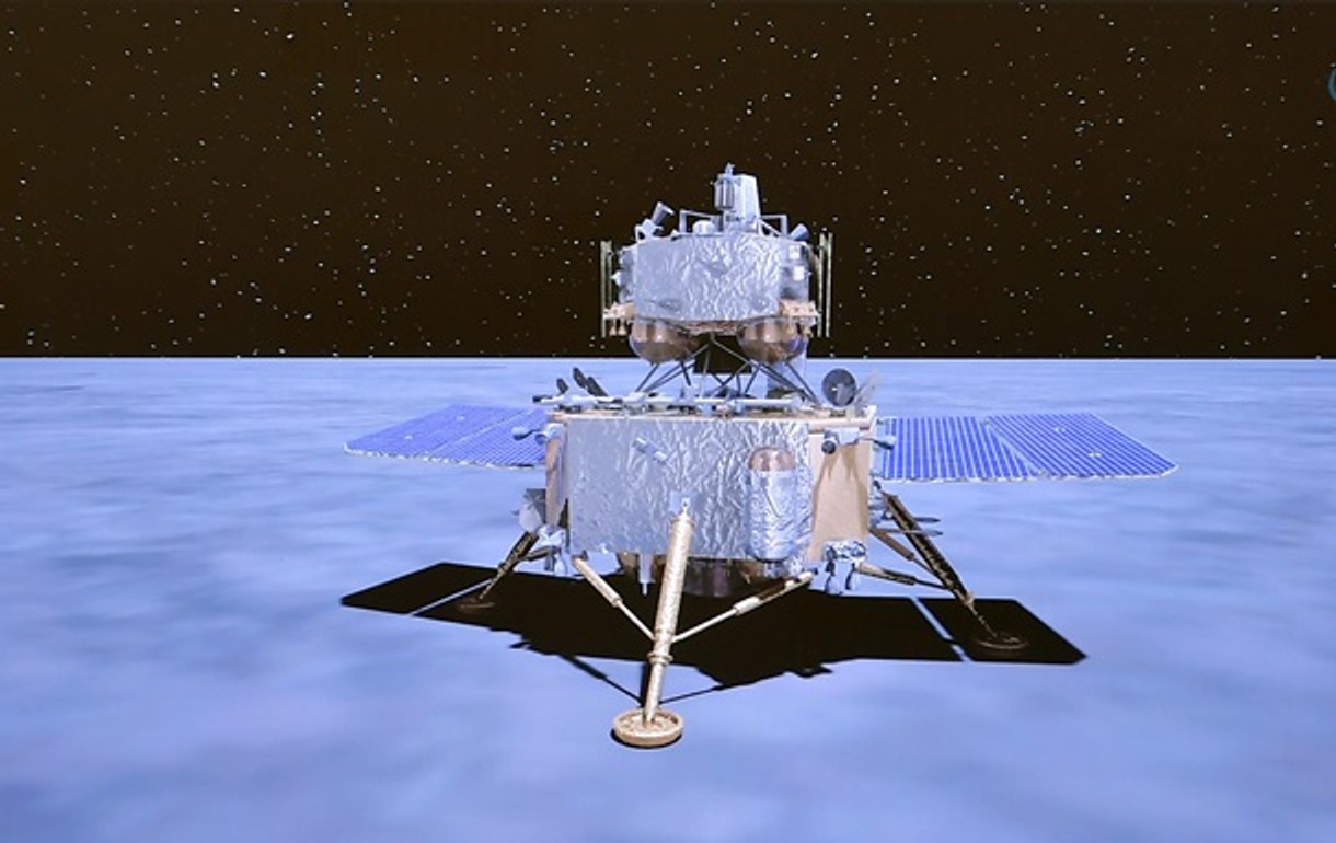 Китайський апарат «Чан'е-5» доставив грунт з Місяця на Землю
