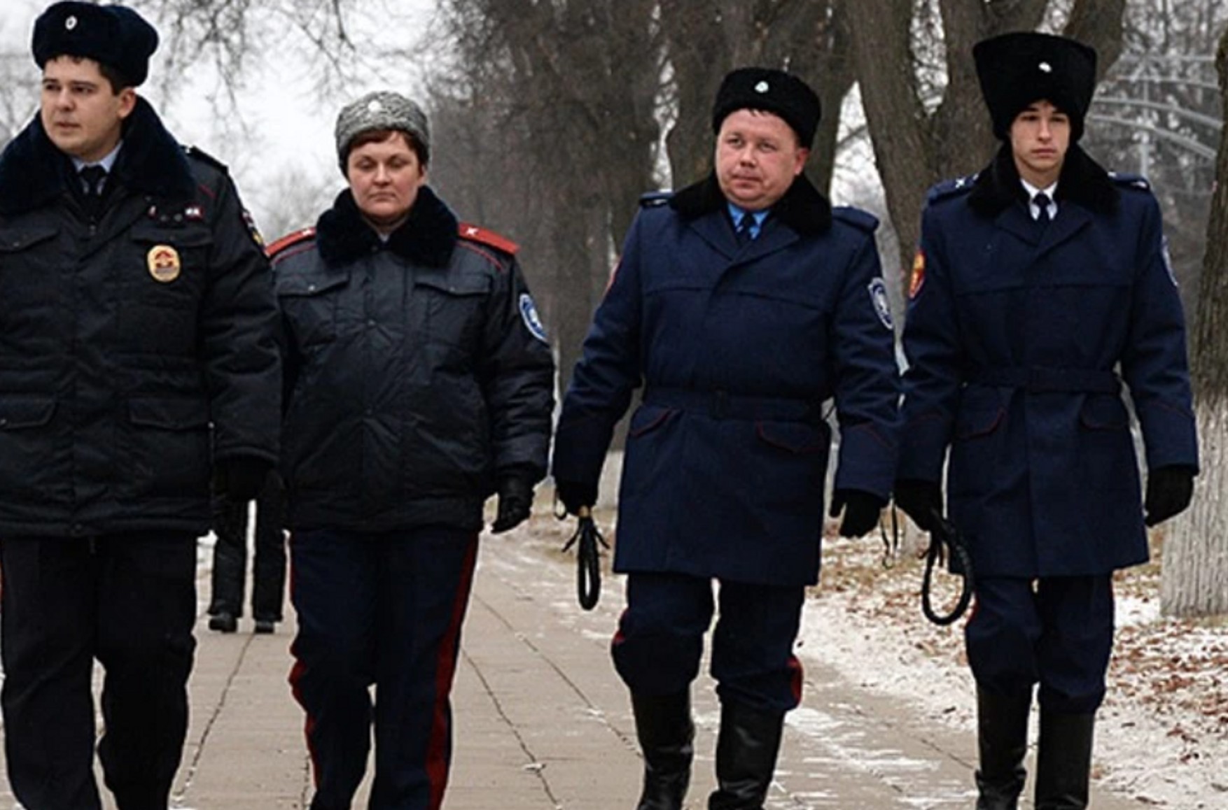 Люди, ряджені козаками, будуть «патрулювати» вулиці в Москві в новорічні свята