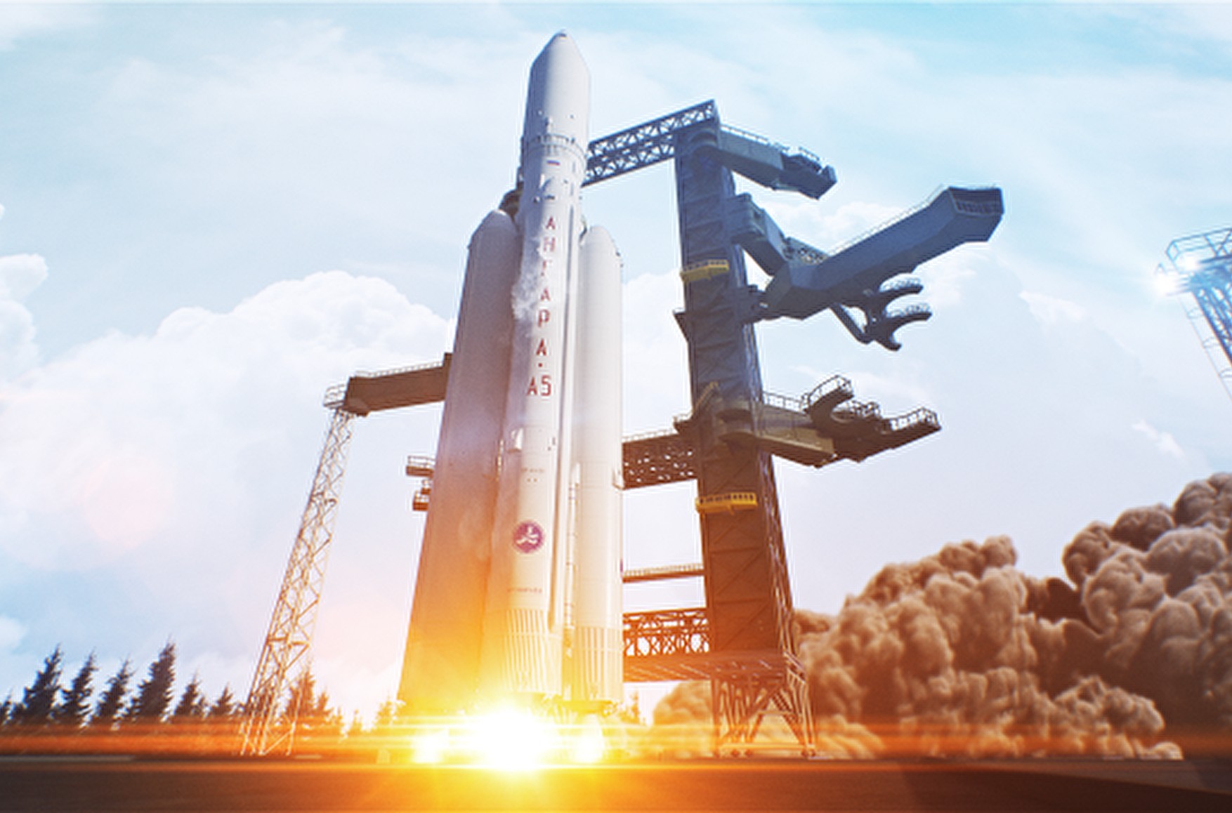 Роскосмос зробив успішний випробувальний пуск важкої ракети-носія «Ангара-А5»
