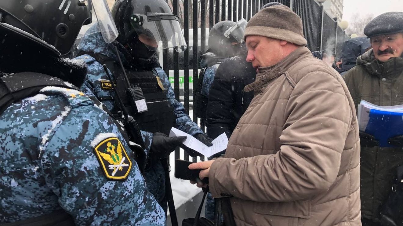 Суд над Навальним у справі про наклеп на ветерана. онлайн
