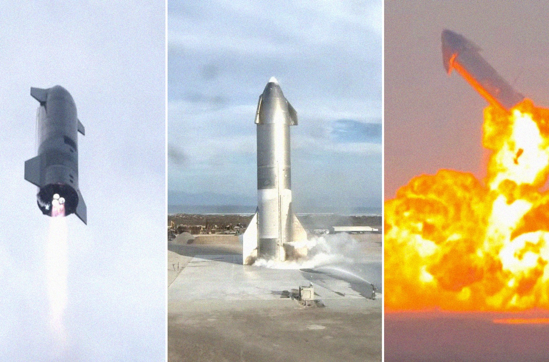 SpaceX вперше здійснила м'яку посадку корабля Starship, але через кілька хвилин він вибухнув