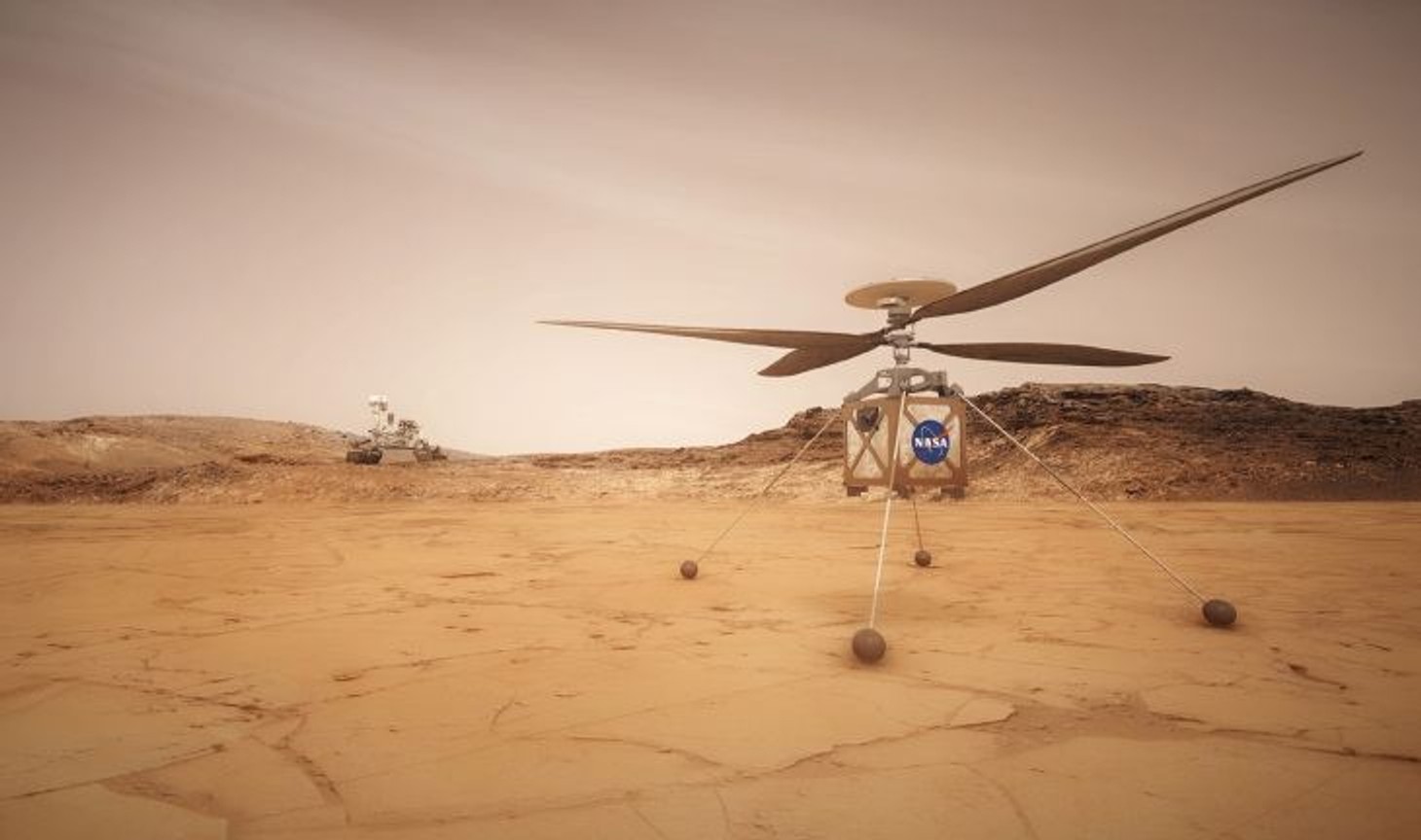 Перший політ вертольота НАСА на Марсі відбудеться 19 квітня