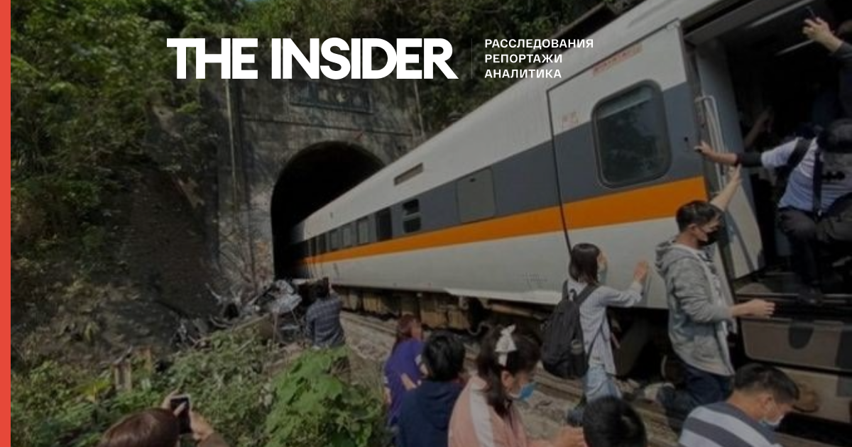 На Тайвані пасажирський поїзд зійшов з рейок, за різними даними загинули від 40 до 70 осіб