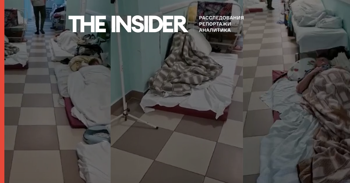 У лікарні Петербурга хворих COVID-19 розміщують прямо на підлозі через нестачу місць в палатах - Baza