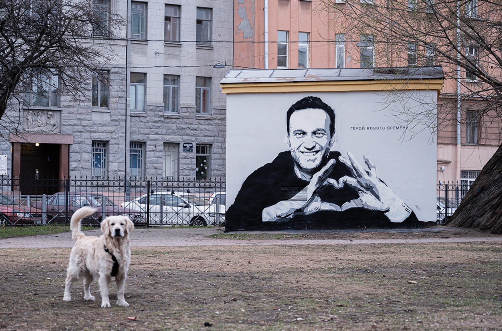 Прокуратура Петербурга відмовила в порушенні кримінальної справи через графіті з Навальним