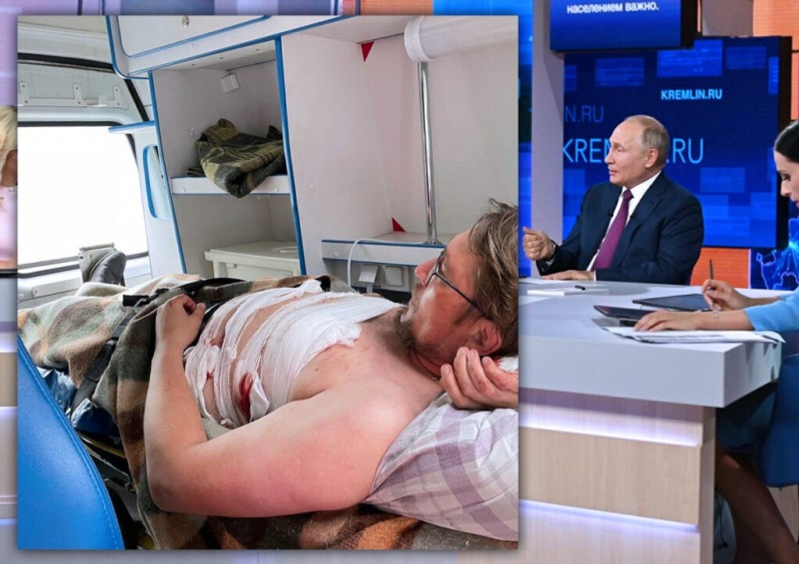 Кремль перевірить ситуацію з тамбовський екоактивісти Герасимовим, на якого напали з ножем після скарги на полігон під час ефіру Путіна