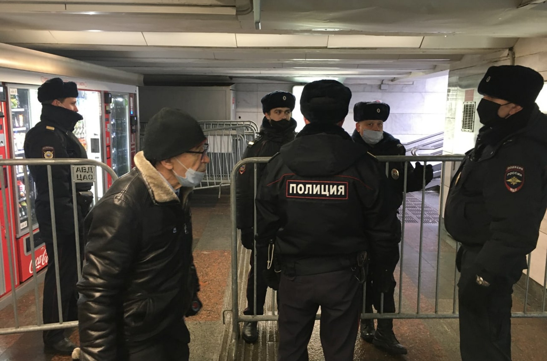 У Москві затримали шістьох супротивників обов'язкової вакцинації, які планували мітинг
