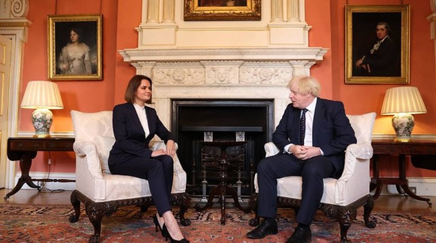 Британський прем'єр-міністр Борис Джонсон зустрівся зі Світланою Тіхановском