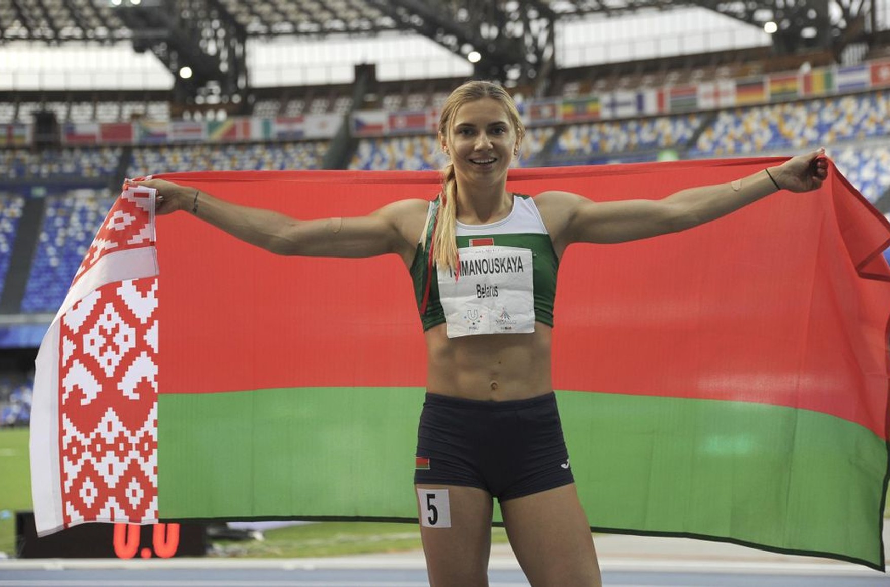 Білоруська легкоатлетка Христина Тімановскій попросила політичного притулку в Польщі