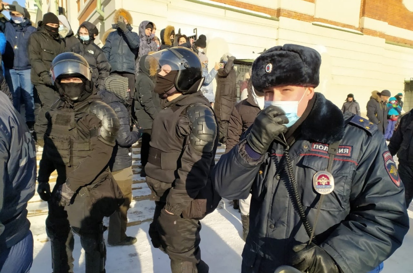 Новосибірські поліцейські зажадали 2,8 млн рублів від прихильників Навального за роботу на січневій акції протесту