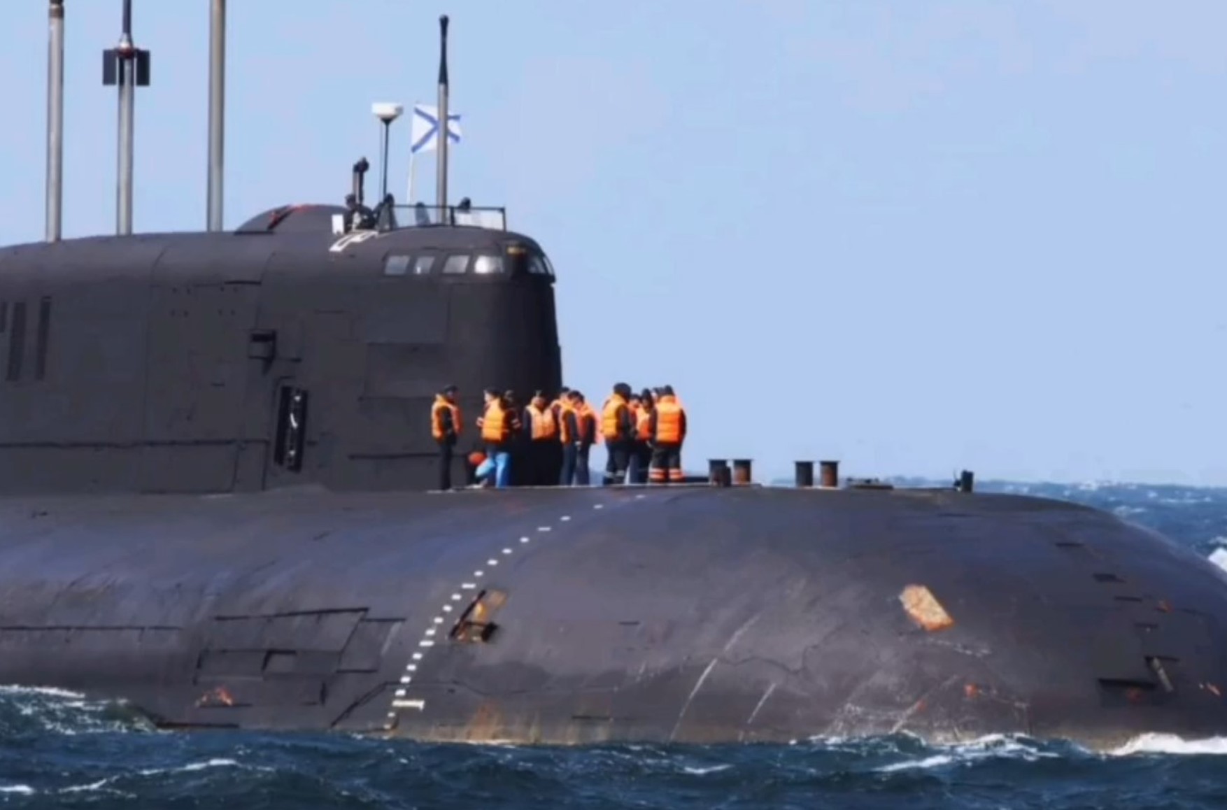 Російський атомний підводний човен «Орел» втратила хід біля берегів Данії