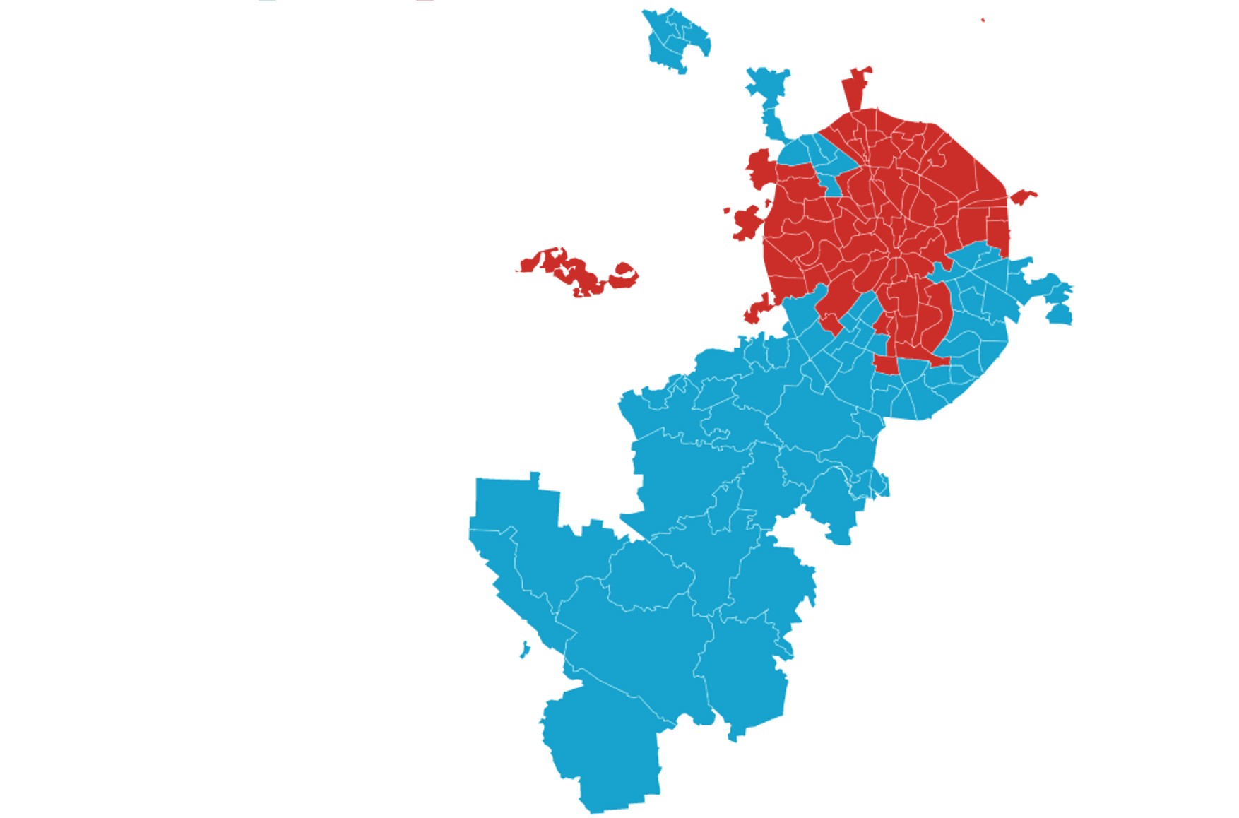 Електронне голосування в Москві значно змінило результати виборів до Держдуми. Інтерактивна карта