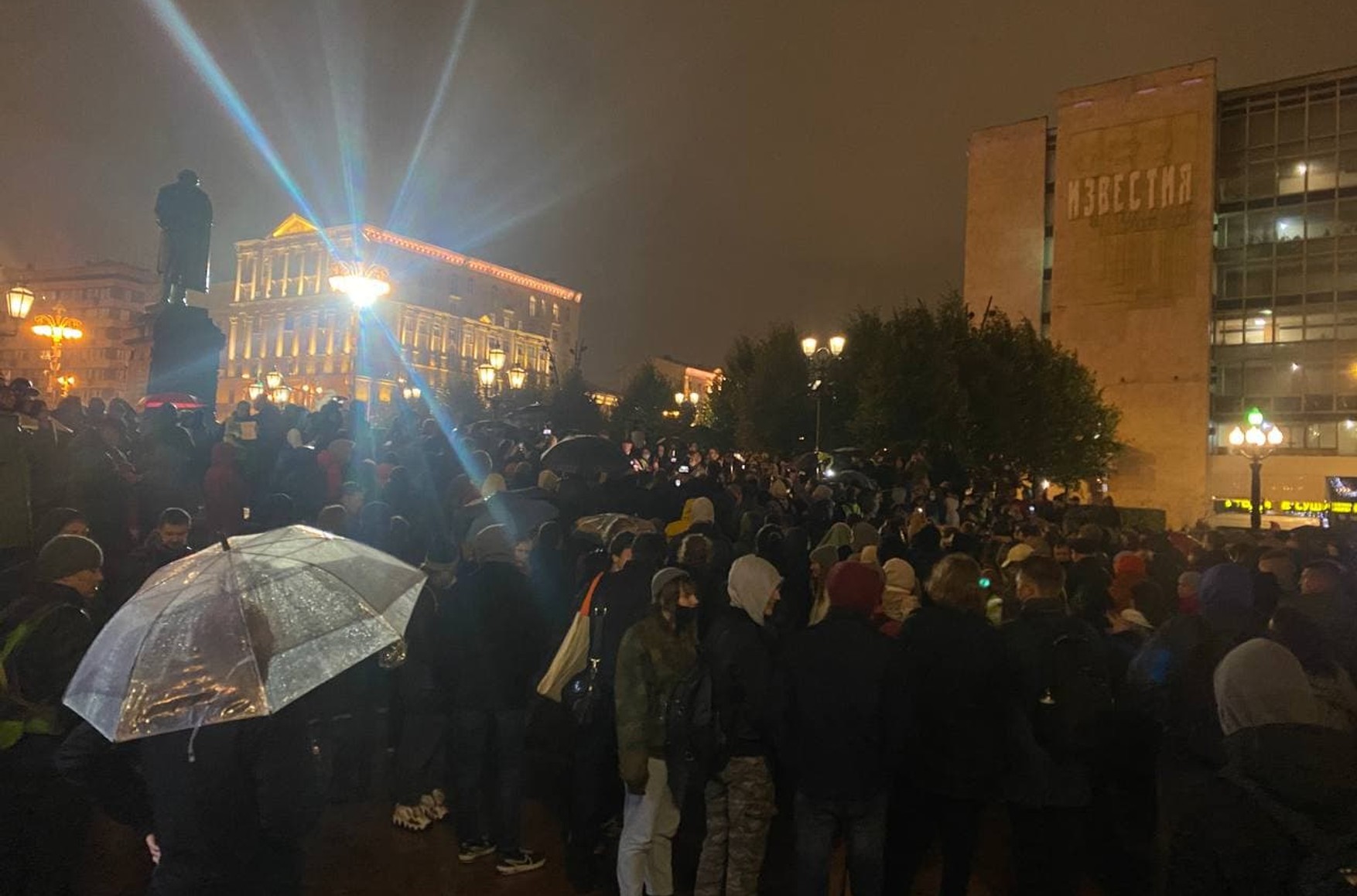 У Москві на Пушкінській площі проходить мітинг проти фальсифікацій на виборах
