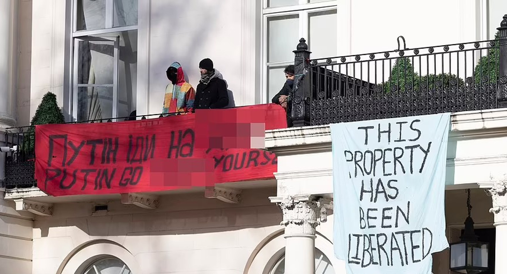 Активисты захватили особняк Дерипаски в Лондоне. Они планируют использовать его для приема украинских беженцев