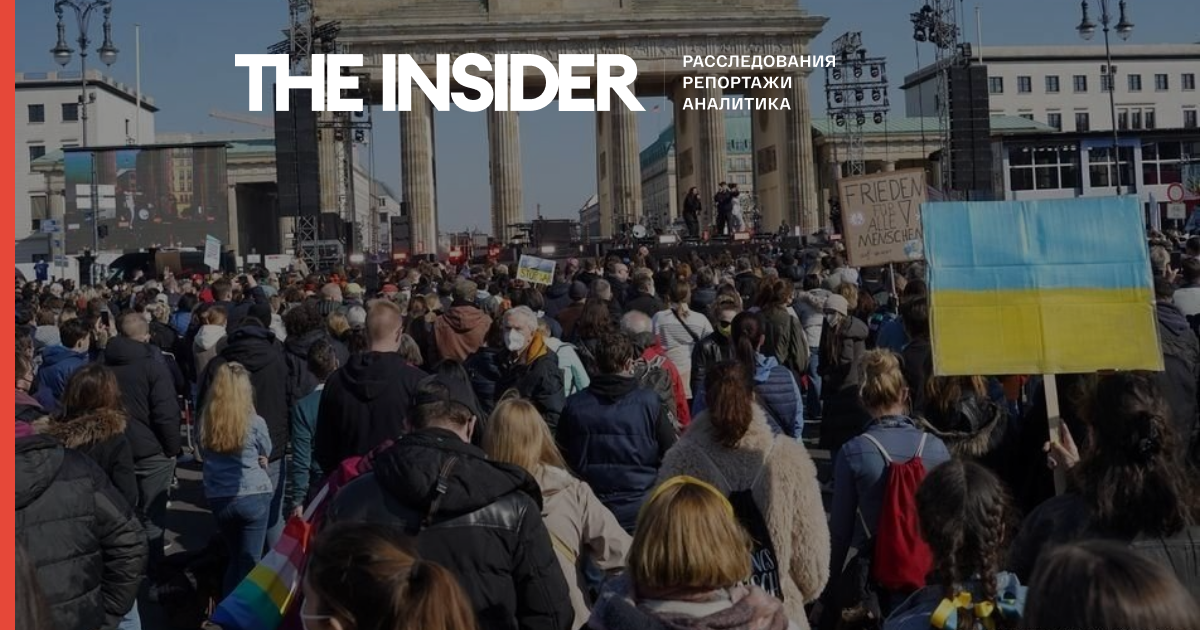 Борис Гребенщиков выступил в Берлине на митинге в поддержку Украины