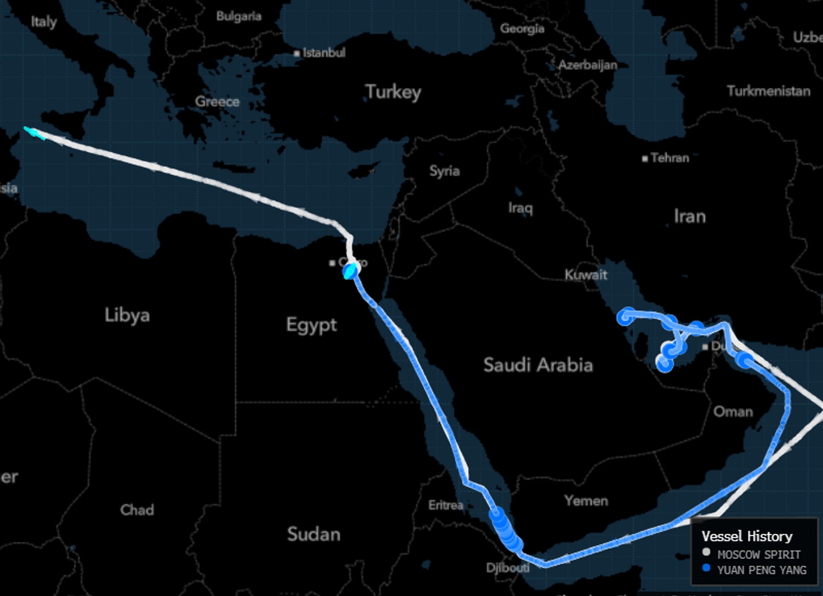 Bloomberg: Объединенные Арабские Эмираты впервые за два года отправили нефть в Европу