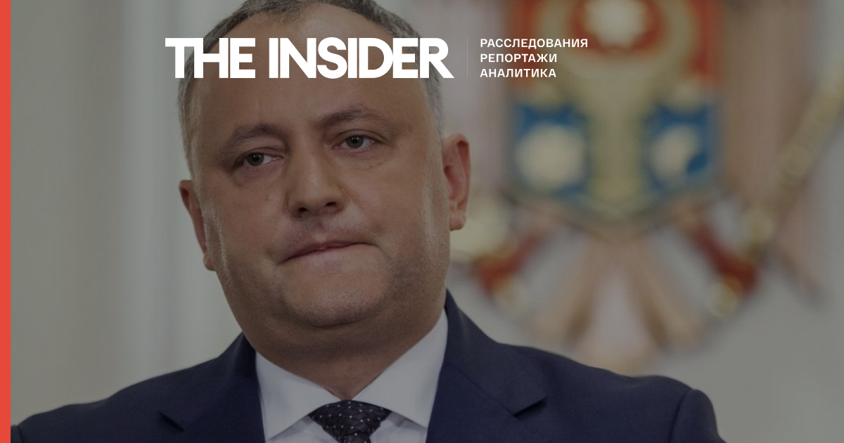 Прокуратура Молдавии проводит обыск в доме экс-президента Игоря Додона по делу о взятке