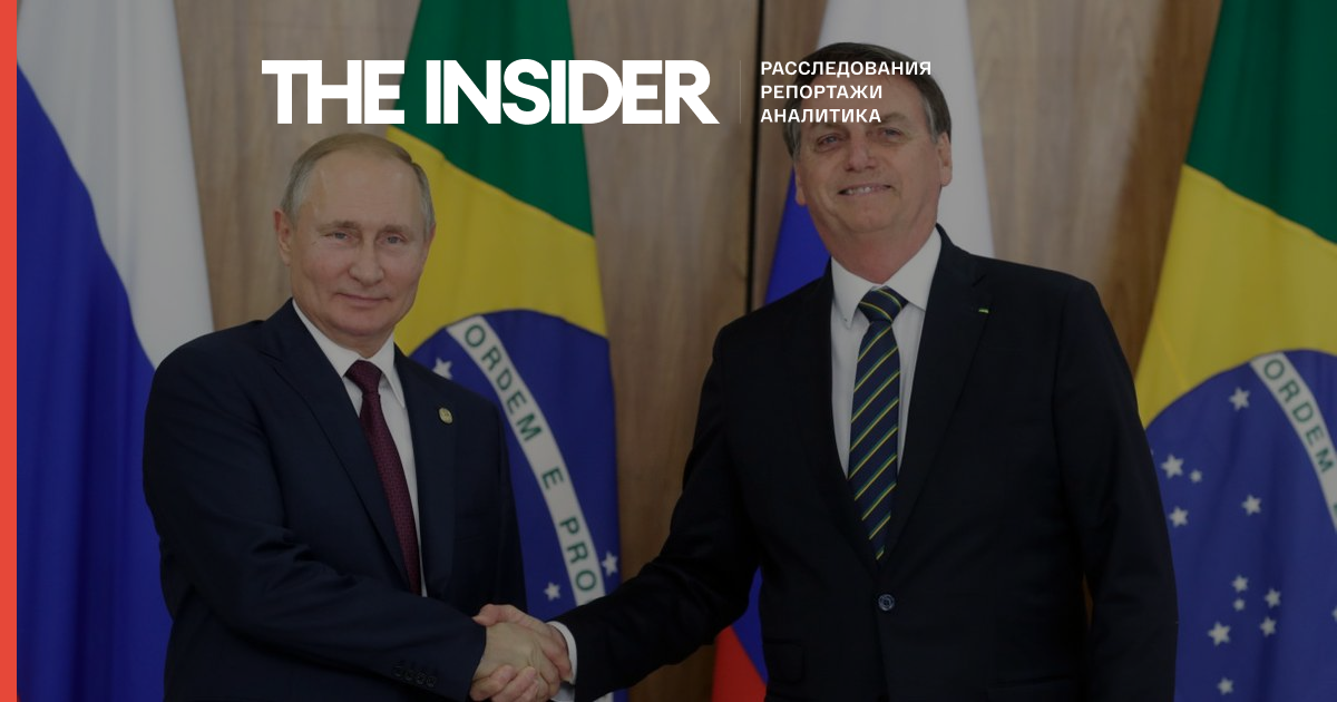 Болсонару: Бразилия не присоединится к санкциям против России и продолжит закупать у нее удобрения