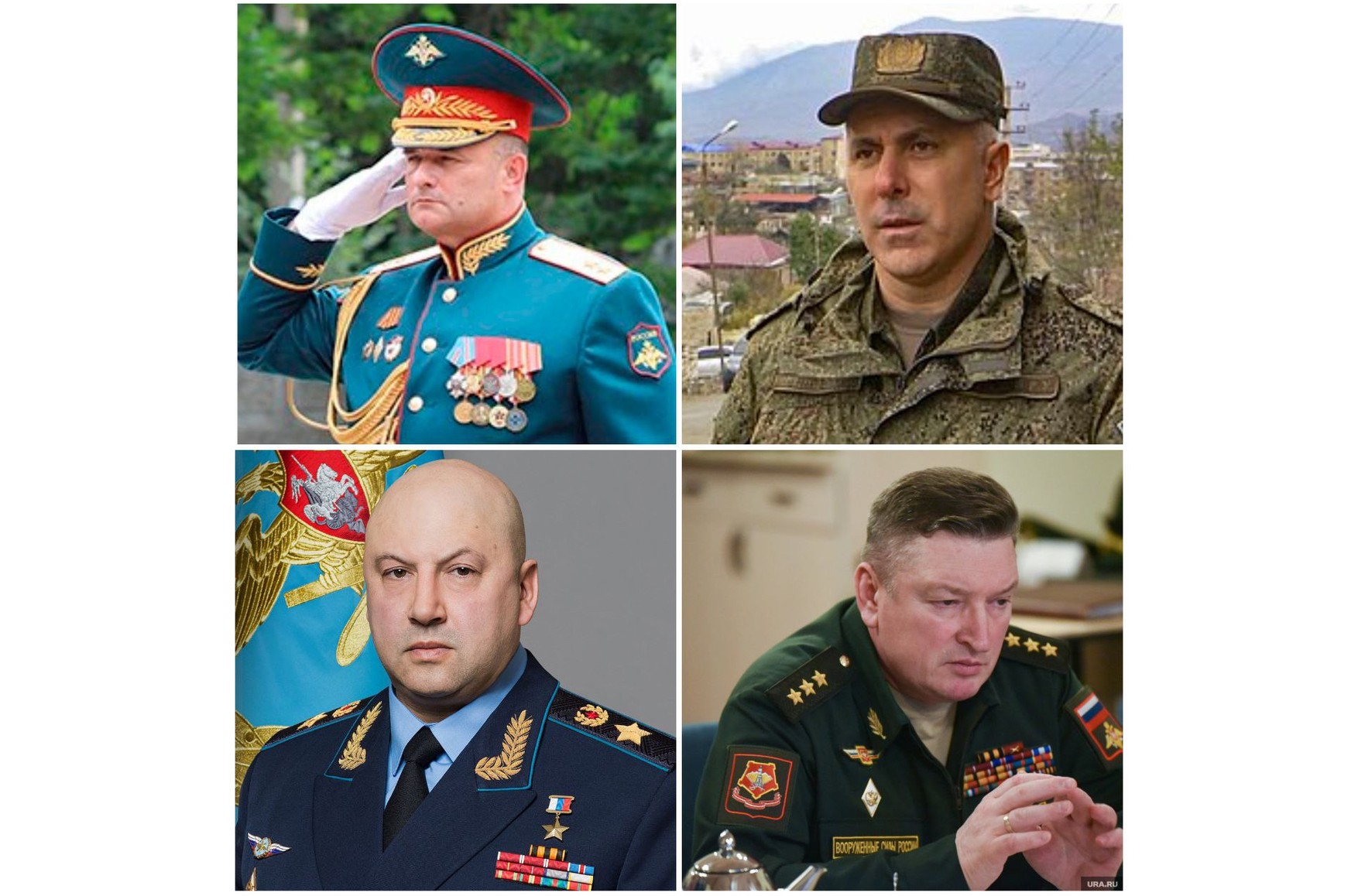 Минобороны РФ рассекретило имена командующих всеми четырьмя группировками в Украине. Что о них известно