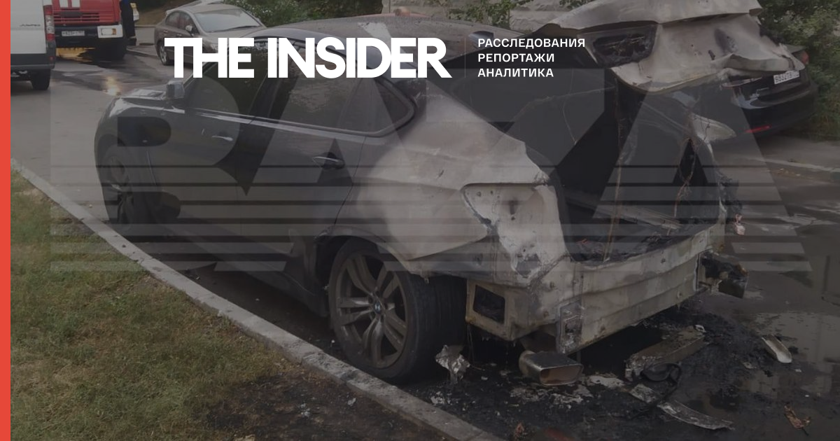 Baza: В Москве сожгли автомобиль замглавы управления Генштаба ВС РФ. Он отвечает за военную цензуру
