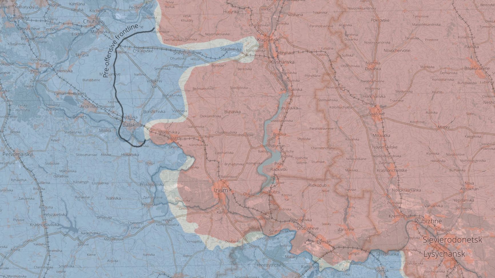 ВСУ развивают наступление на Харьковском направлении. Окружение в районе Изюма грозит Таманской дивизии