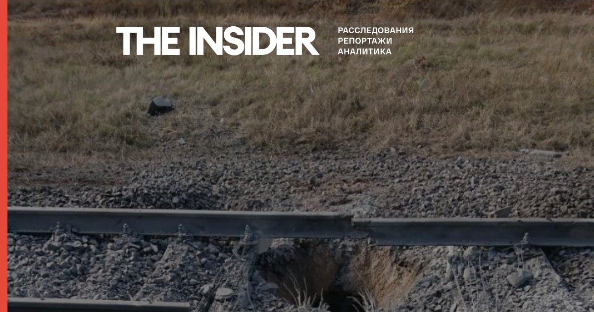 В Мелитополе подорвали железную дорогу по которой российские военные возили оружие