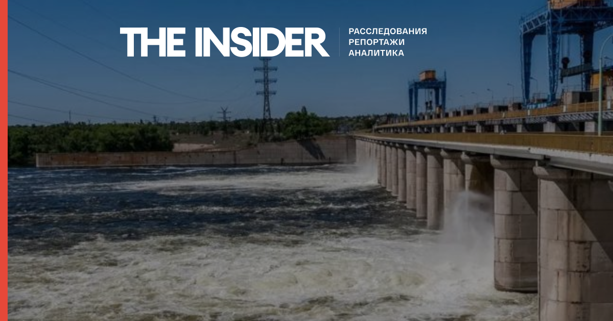 В Херсонской области обстреляли территорию Каховской ГЭС