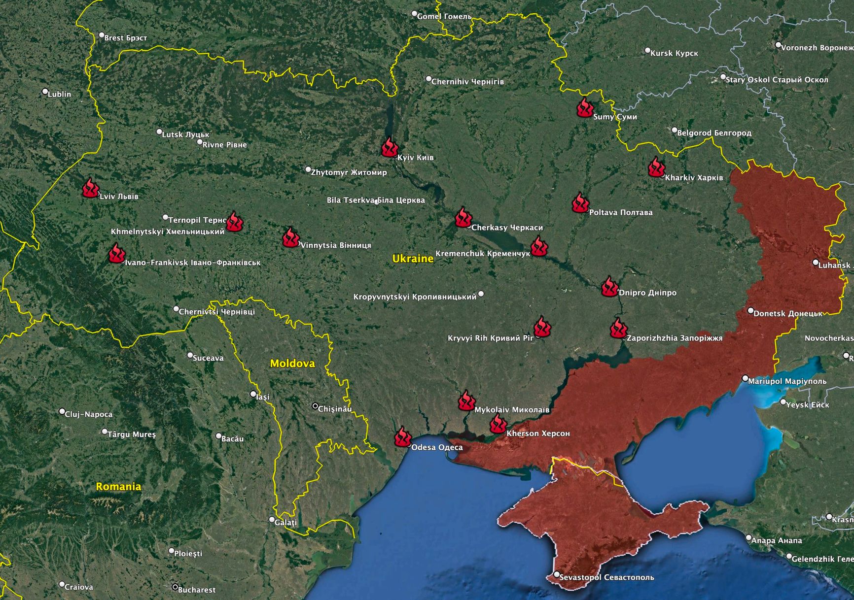 Тяжелая ситуация в районе Бахмута, захват части Марьинки, блэкаут в Украине и Молдове. Что происходит на фронте