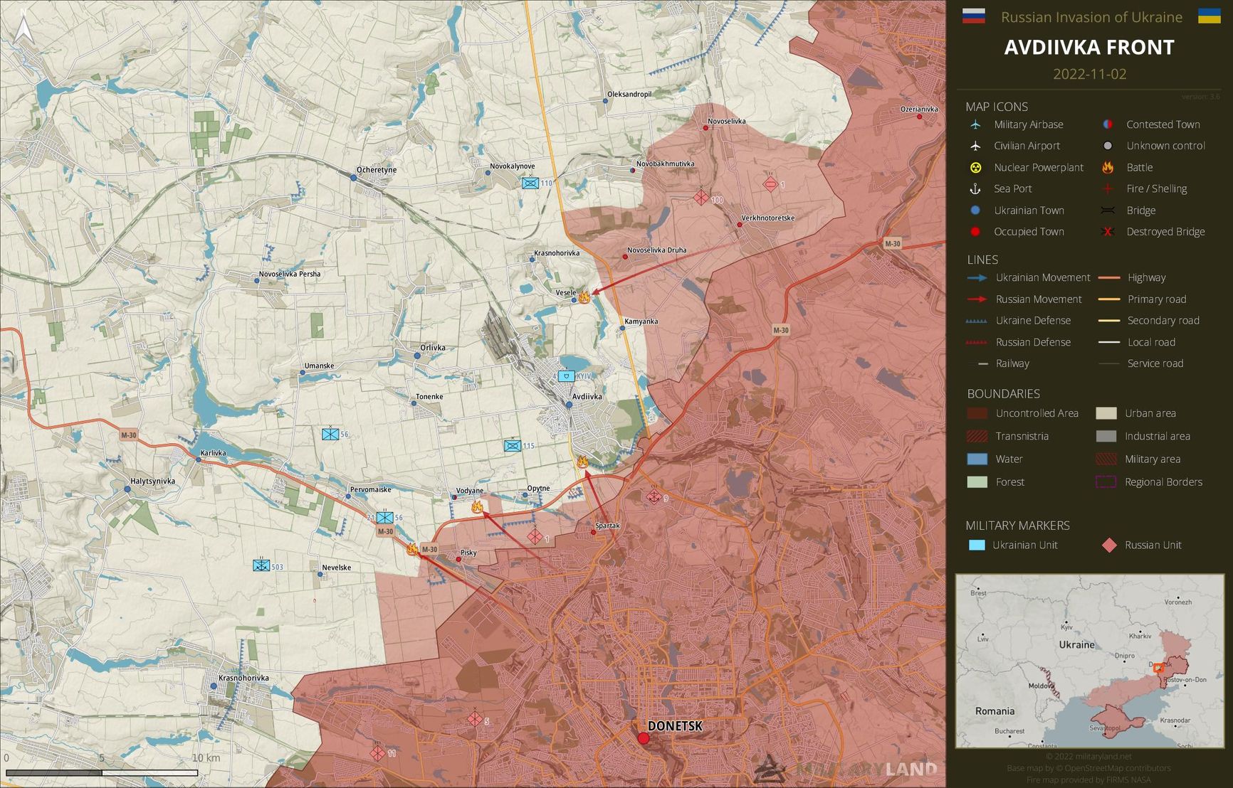 Иллюзия отступления России из Херсона, бои в Донецкой области. Что происходит на линии фронта