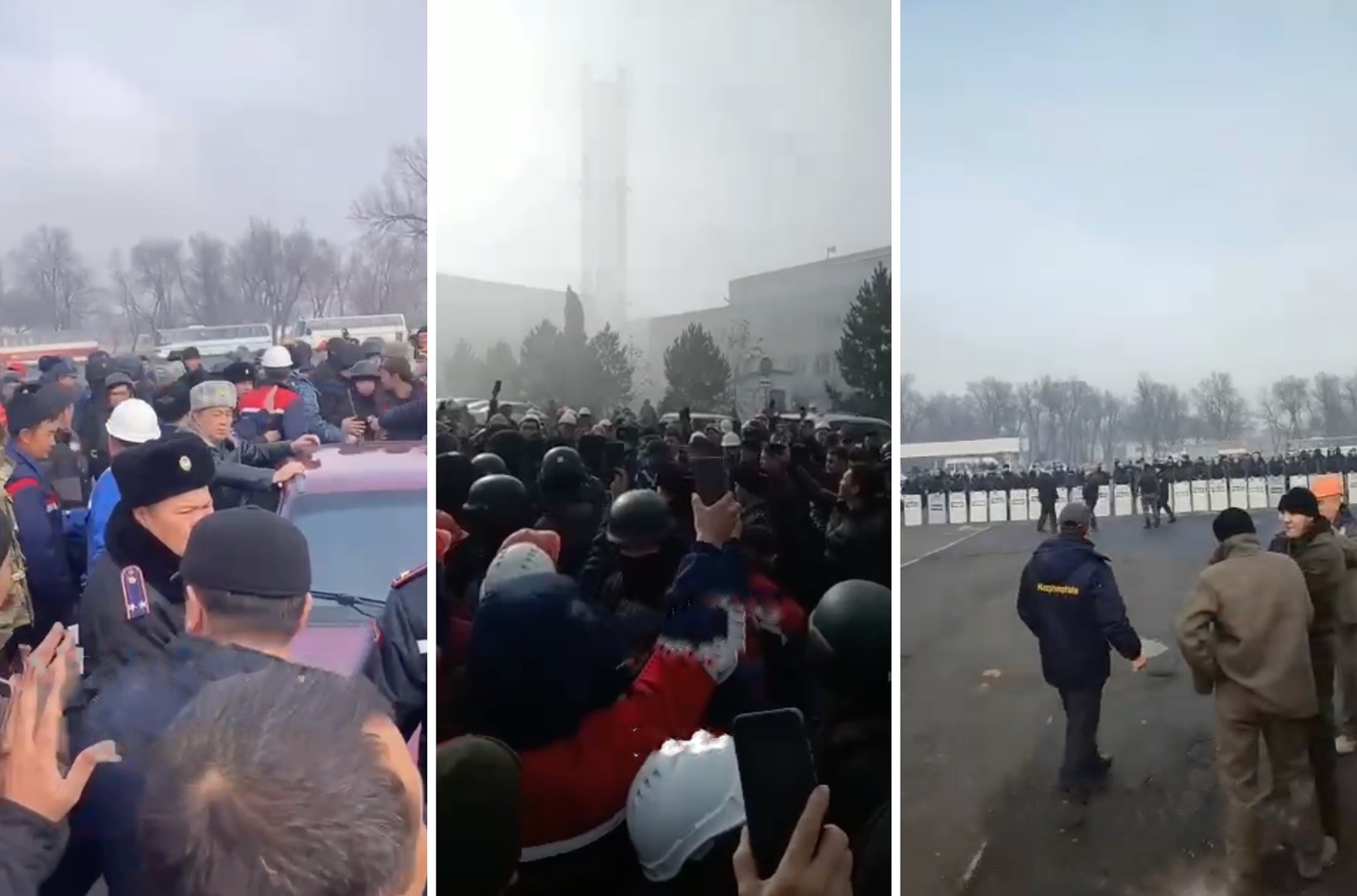 В Казахстане рабочие вышли на забастовку после оскорбления от начальника-россиянина, на место прибыл спецназ