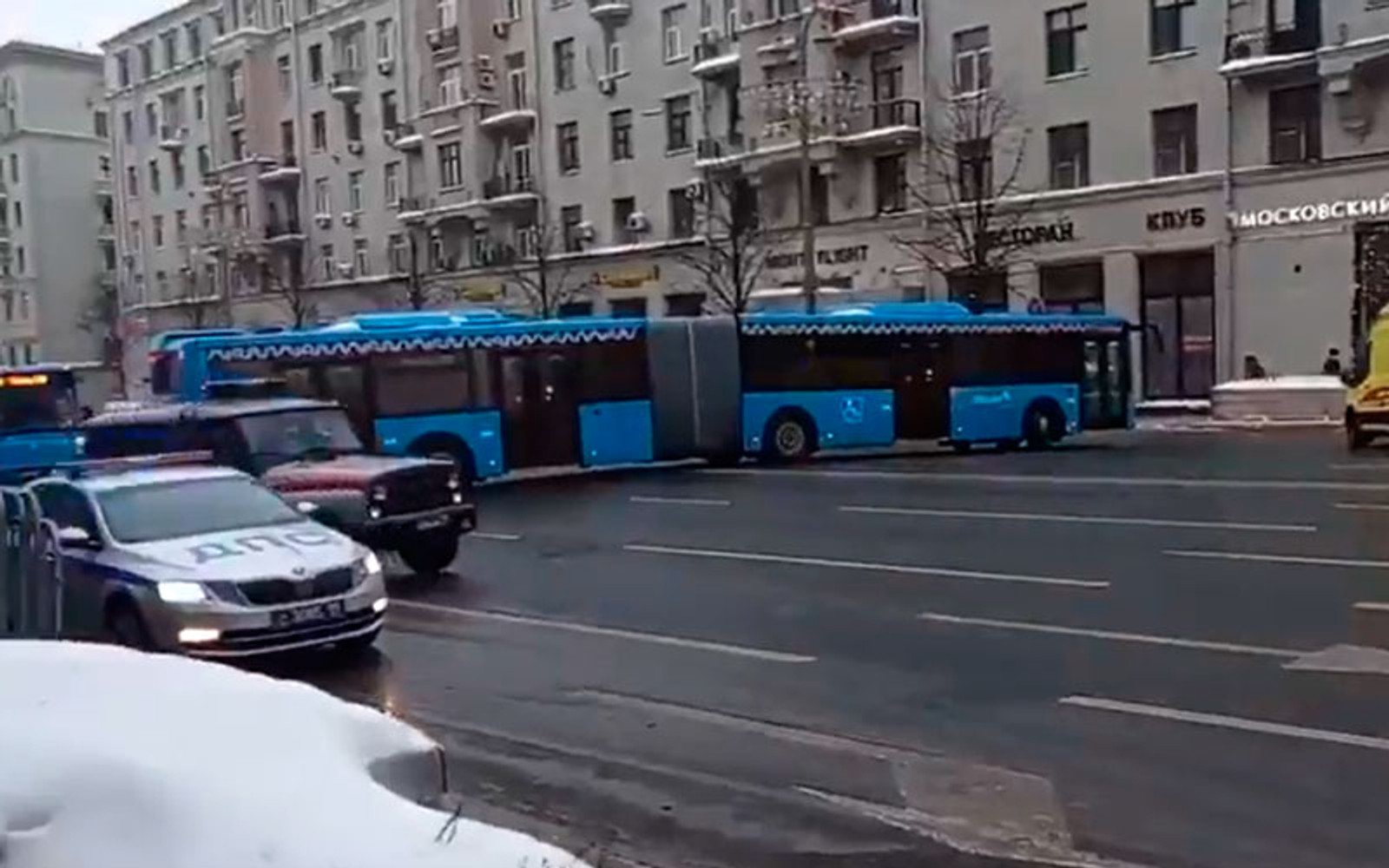 МВС завело кримінальну справу через перекриття учасниками акції вулиць в центрі Москви