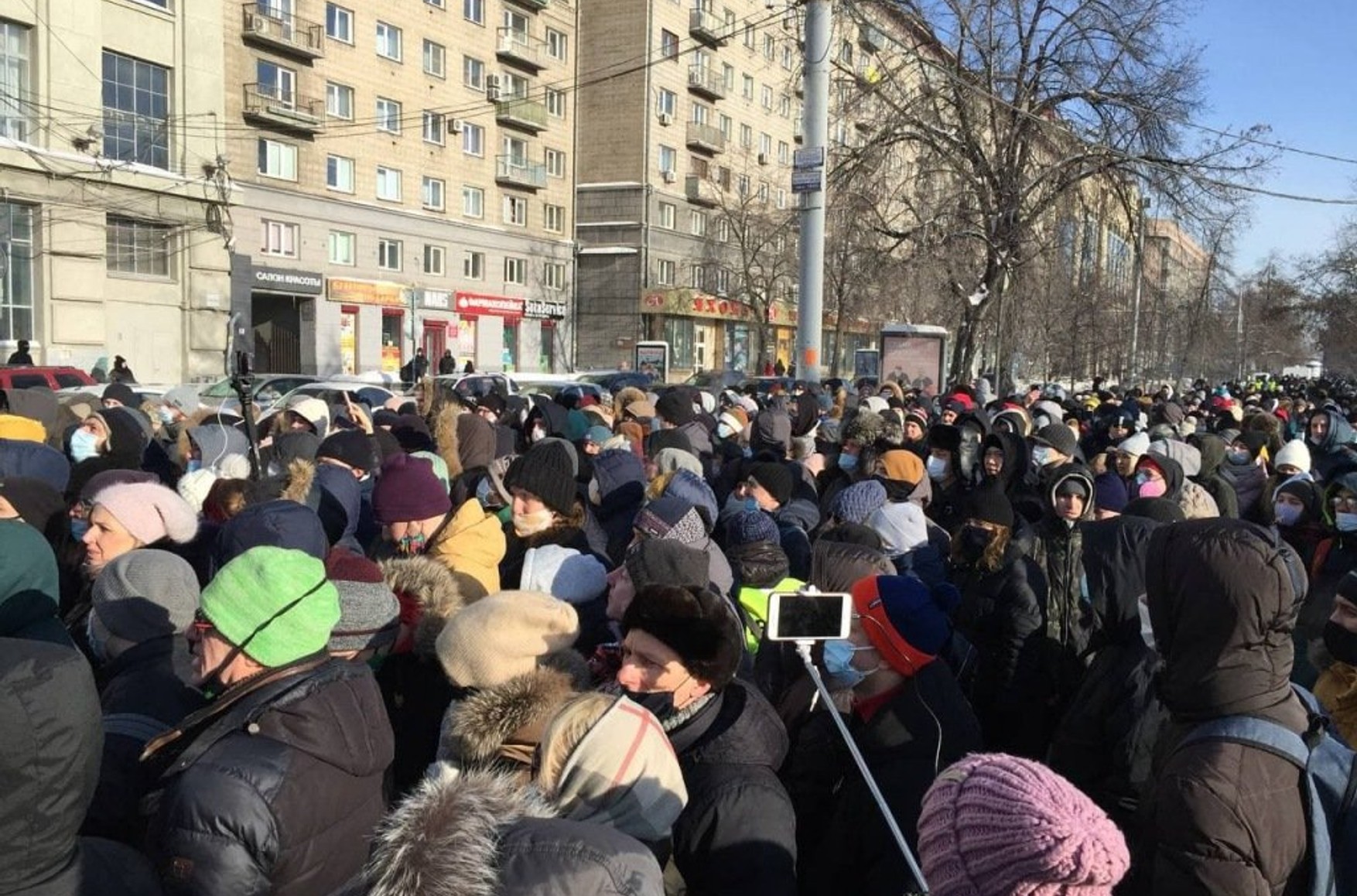Акції на підтримку Навального проходять в Сибіру і на Далекому Сході