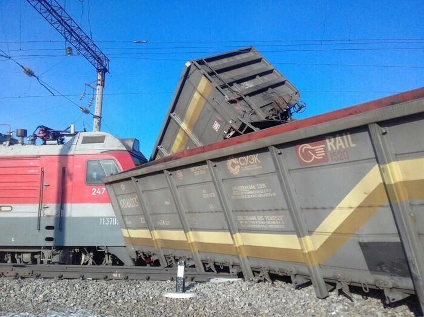 Лобове зіткнення двох вантажних поїздів сталося в Амурській області. розпочато розслідування