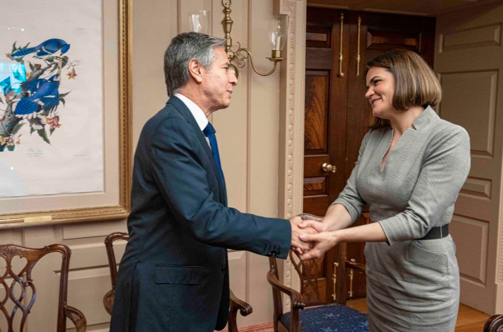Держсекретар США Ентоні Блінкен зустрівся з Тіхановском