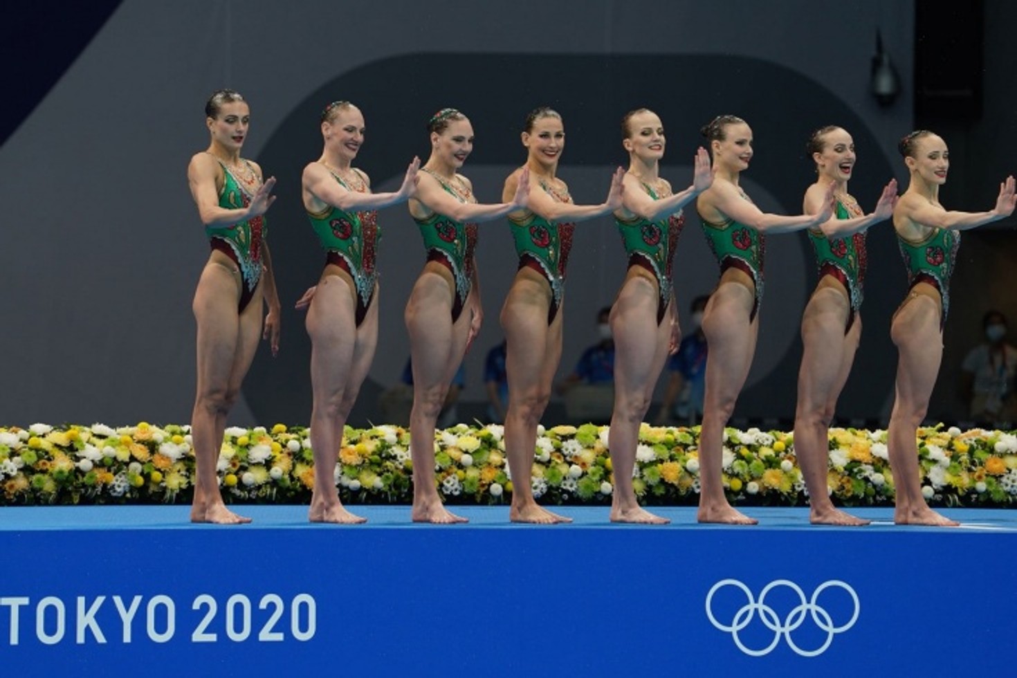 Російські синхроністки завоювали золото Олімпіади в змаганні груп. В активі збірної на Іграх в Токіо 18 золотих медалей