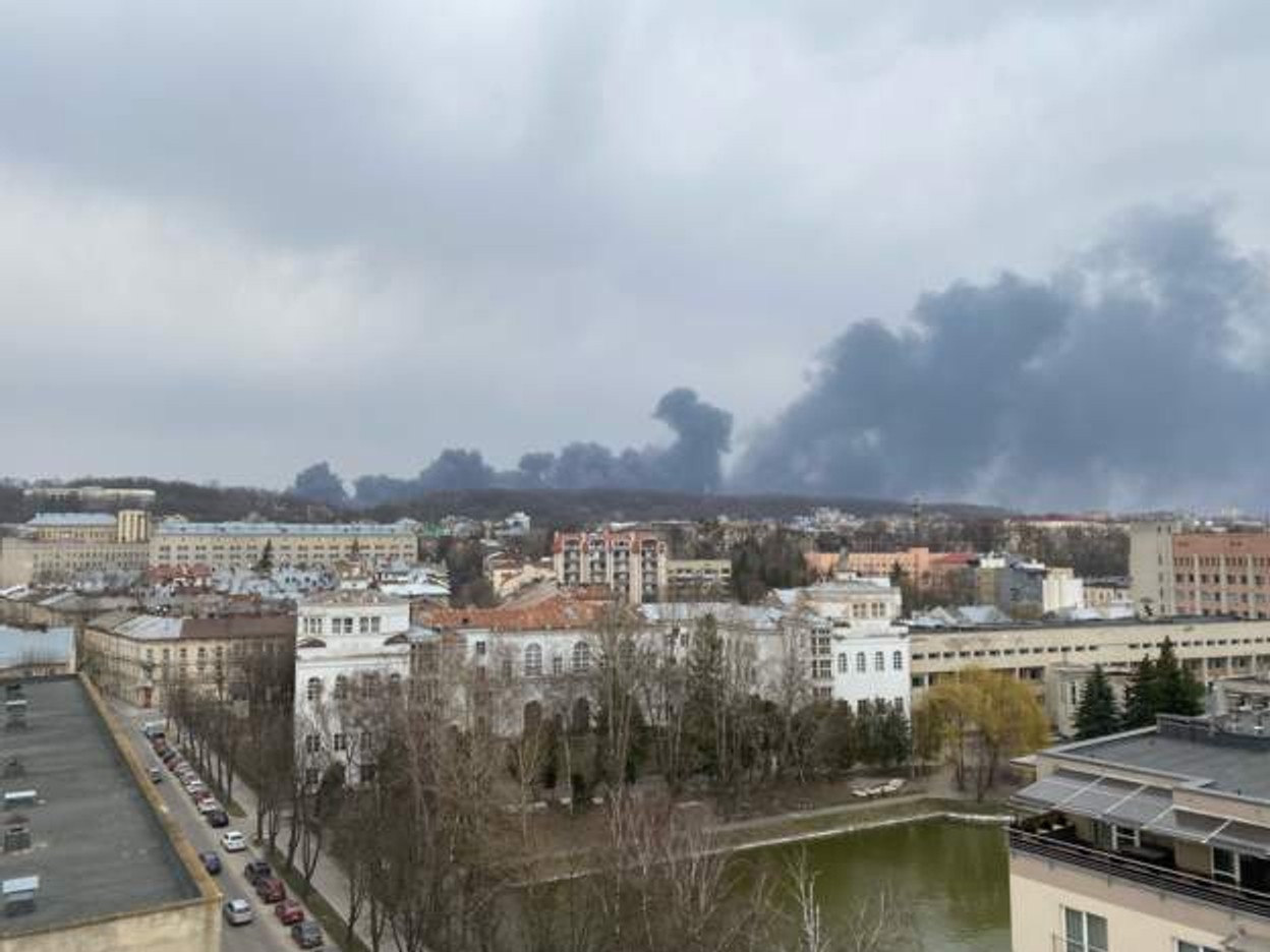 Российская армия нанесла серию ракетных ударов по Львову