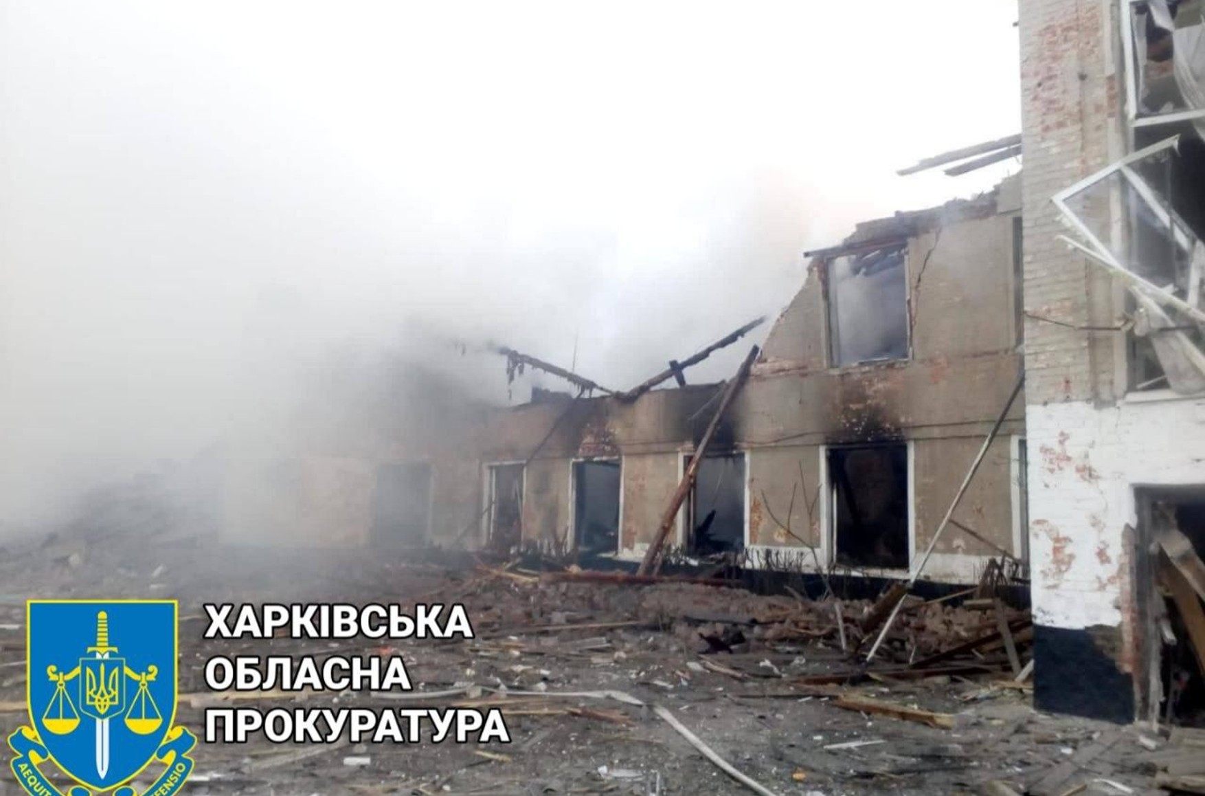 В городе Мерефа Харьковской области в результате обстрела погиб 21 человек