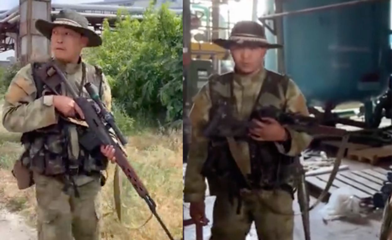 Дело в шляпе. Cадистом, истязавшим украинского военнопленного, оказался наемник из батальона «Ахмат» Очур-Суге Монгуш