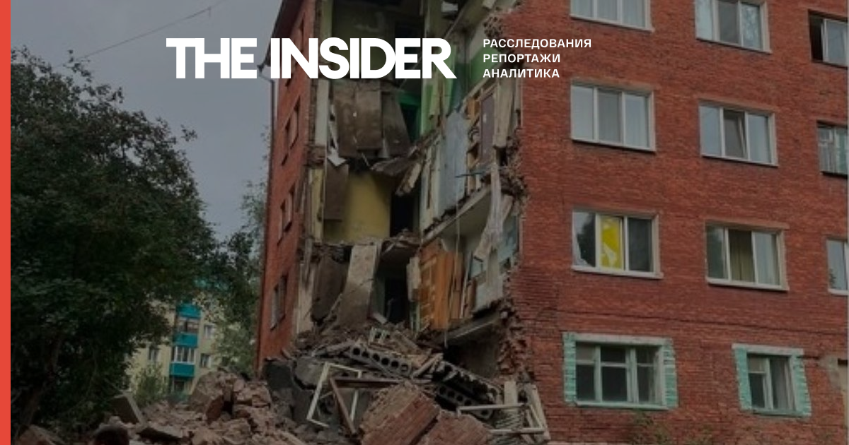 В Омске обрушился многоэтажный жилой дом. Год назад у него уже падала стена