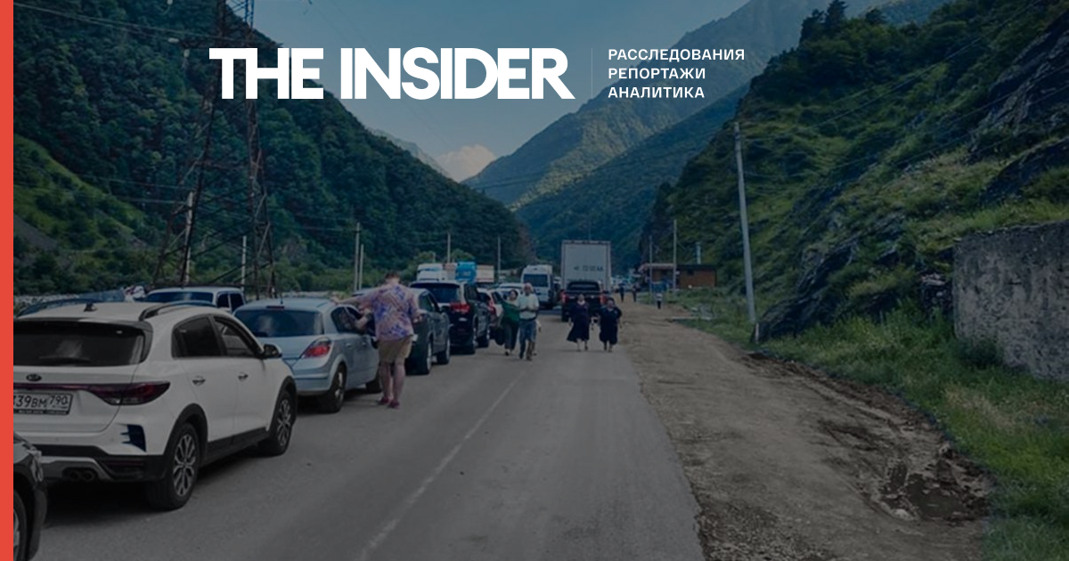 За неделю российско-грузинскую границу пересекли 115 тысяч человек. На границе в Северной Осетии стоят 3,5 тысячи легковых автомобилей