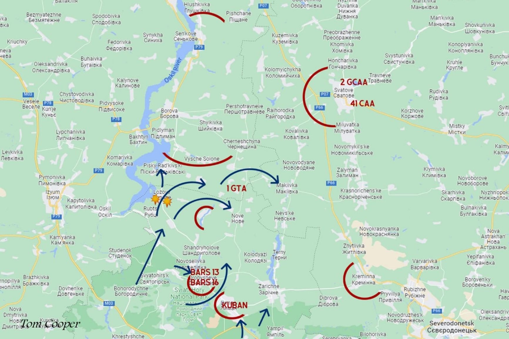 ВСУ вернули под контроль два села в Донецкой области и пытаются окружить российские войска в Лимане