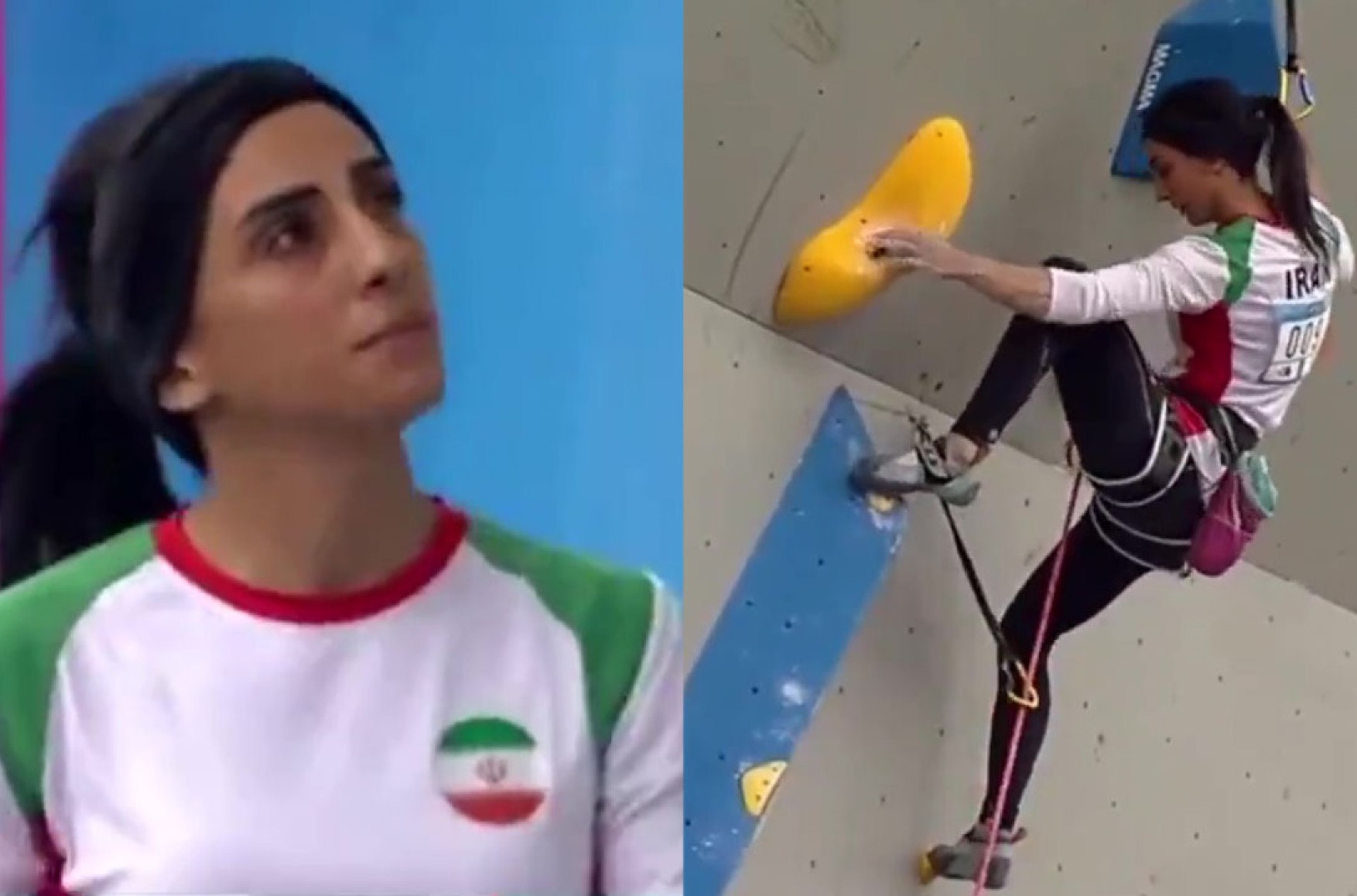 Спортсменка из Ирана выступила без хиджаба на чемпионате по скалолазанию. На родине ей может грозить тюремное заключение