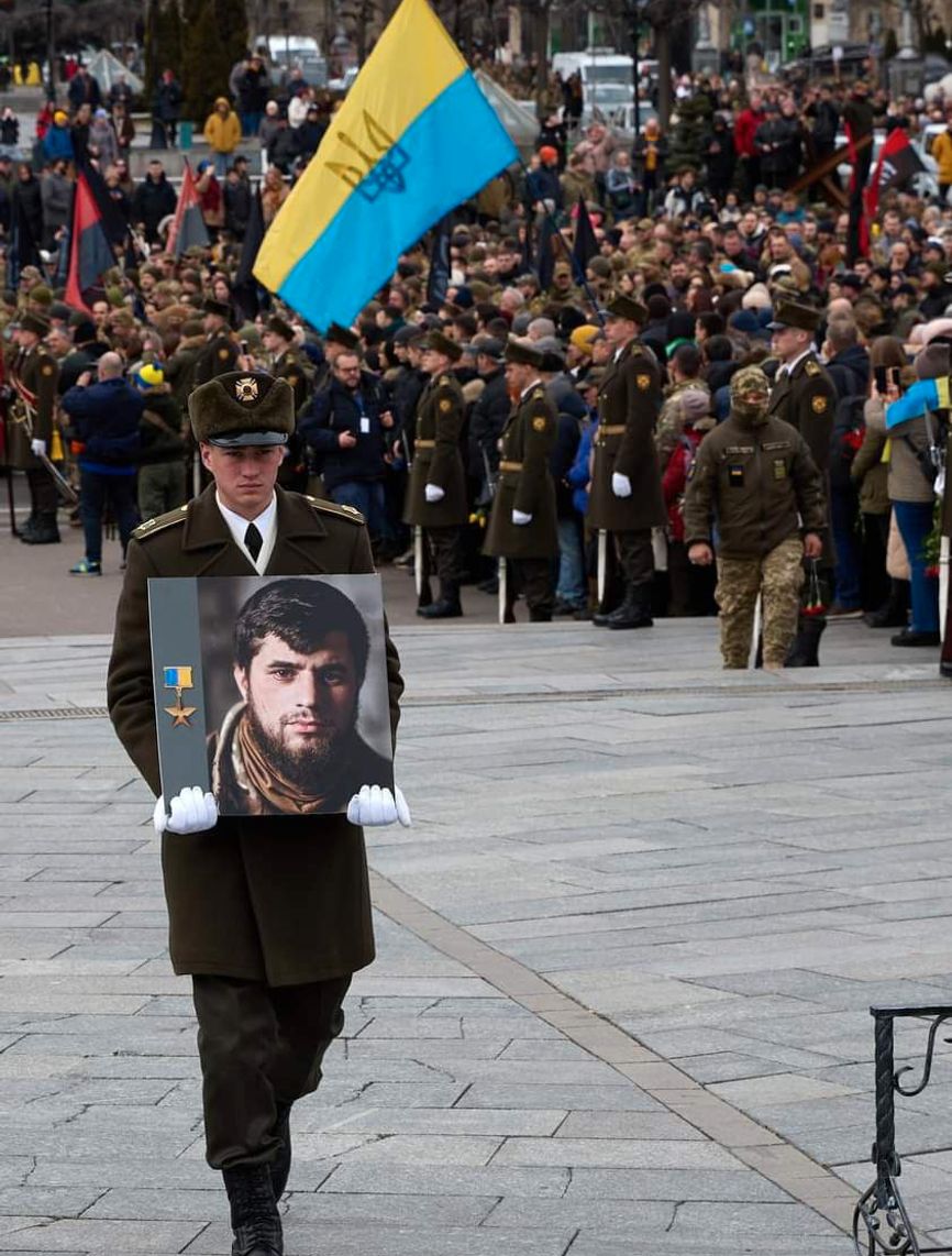 В Киеве простились с героем Украины Дмитрием «Да Винчи» Коцюбайло